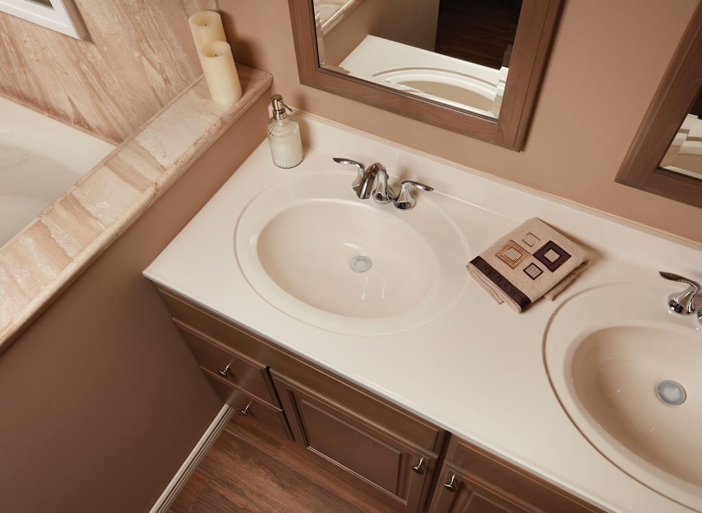 French Mocha with Dual Sinks Photo